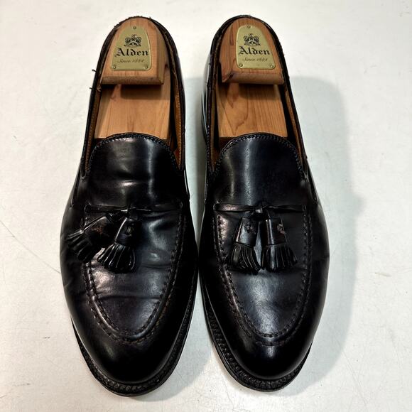 VGUC Alden Restoration 563 Tassel Moccasin Loafer Color 8 Shell Cordovan 10 A/C